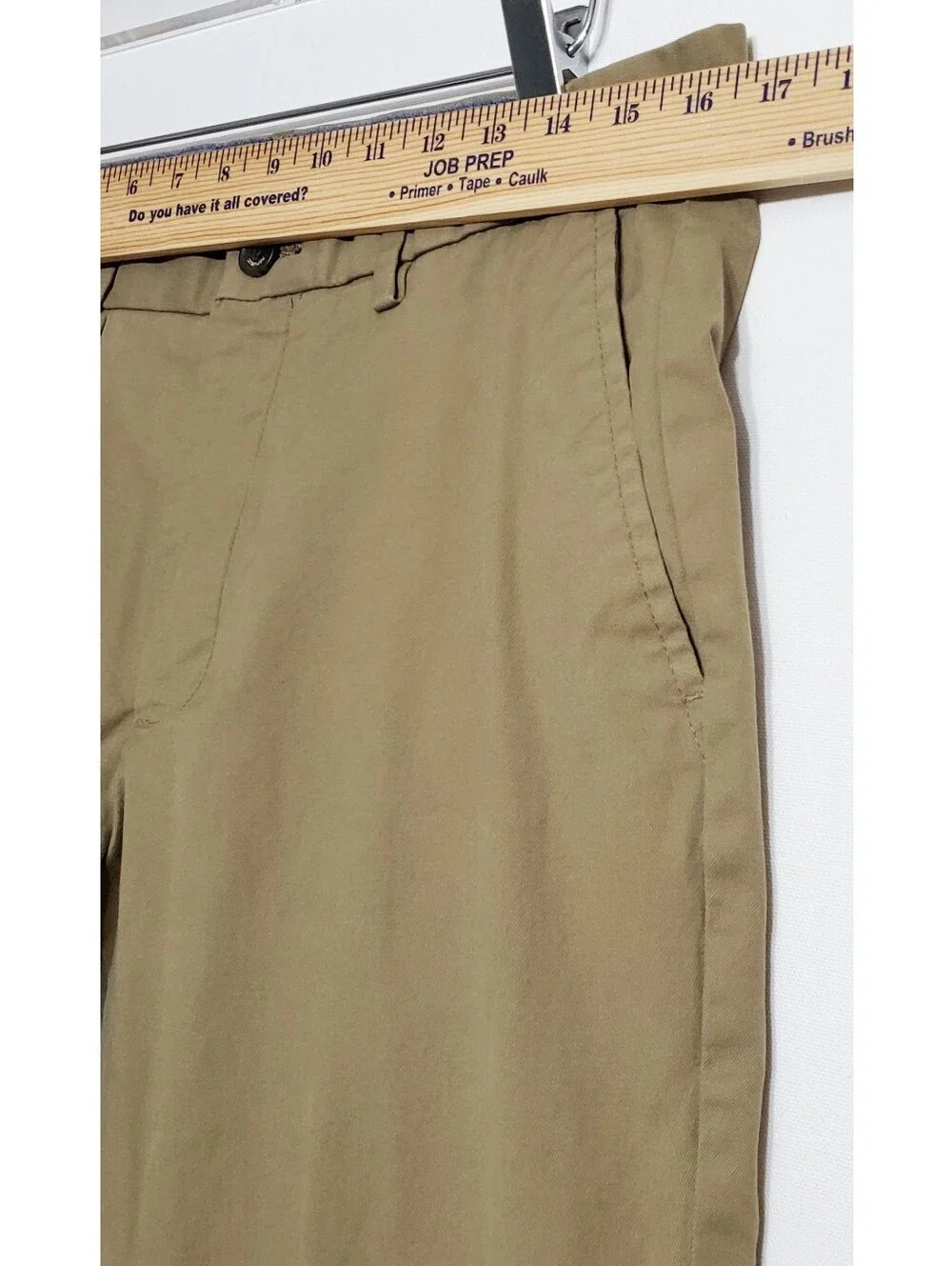 Banana Republic sz 32x30 Mason straight chino pants green stretch preppy casual